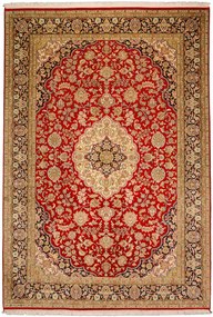 Cashmere Silk Tappeto orientale 240x160 Beige (Indian) Annodato A Mano