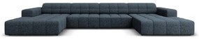 Divano angolare blu (a U) Chicago - Cosmopolitan Design