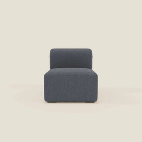 BonBon modulo centrale 70 cm – Poltrona o elemento componibile in tessuto smacchiabile T23 blu grafite