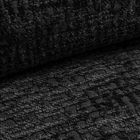 Divano nero allungabile/con contenitore 238 cm Kalena – Makamii