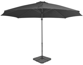 Parasole Da Giardino Con Base Portatile Antracite /