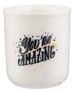 Set da tavola 4 pezzi in porcellana, nero/bianco