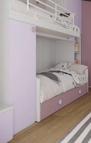 Cameretta Davide Short L.250cm a soppalco , 17 colorazioni