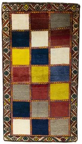 Gabbeh Tappeto 140x80 (Iran) Annodato A Mano