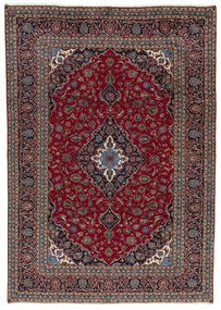 Kashan Tappeto 350 x 250 Rosso (Iran) Annodato A Mano