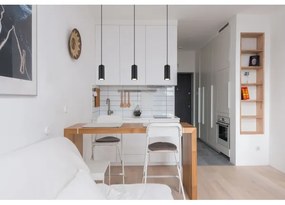 Globo 57911HBW - Lampadario a sospensione con filo ROBBY 1xGU10/35W/230V nero/marrone