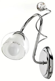 Applique neoclassico Applique neoclassico Wendy argento argento 1X E14