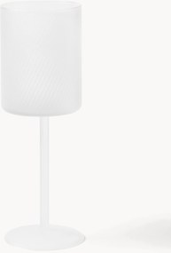 Set di 4 bicchieri da vino bianco in vetro soffiato Limon