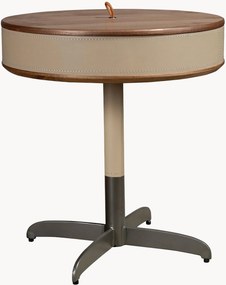Tavolino rotondo con contenitore Genaro