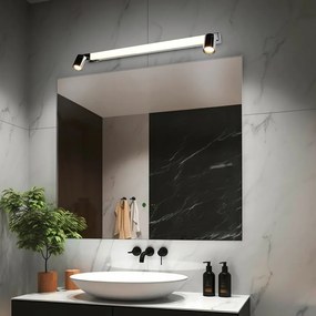 Lampada da parete LED color argento lucido Enrico – Trio