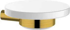 Porta sapone SI 90602 oro spazzolato 12 cm x 4.2 cm in ceramica