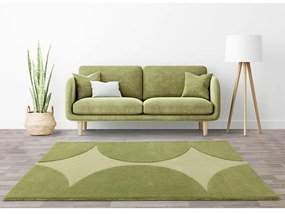 Tappeto in lana verde tessuto a mano 120x170 cm Canvas - Asiatic Carpets