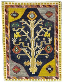 Gabbeh Tappeto persiano 110x140 Blu (Iran) Annodato A Mano