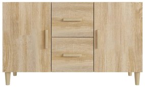 Credenza rovere sonoma 100x36x60 cm in legno multistrato