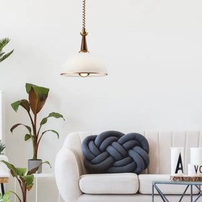 Lampadario a scomparsa CHIARA 1xE27/60W/230V marrone/rovere