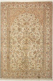 Cashmere Silk Tappeto orientale 190x130 Beige (Indian) Annodato A Mano