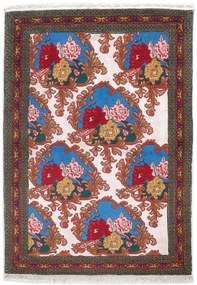 Senneh Tappeto 100 x 140 (Iran) Annodato A Mano