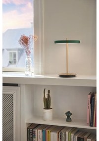 Lampada da tavolo dimmerabile a LED verde con paralume in metallo (altezza 31 cm) Asteria Move - UMAGE