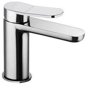 Rubinetto per lavabo a canna bassa getto aerato San Babila argento cromato lucido PALAZZANI H 15.9 cm