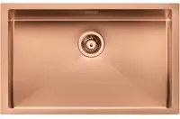 Lavello IRIDE MATT F3 1 vasca ACCIAIO INOX Finitura: COPPER BRONZE OPACO, incasso: slim, sottotop e filotop, 77X45 prof. 19 012356.L29.X0.00.2022