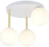 Lampada a Soffitto Dolce, Bianco, Acciaio, 40x32x47 cm, EPIKASA