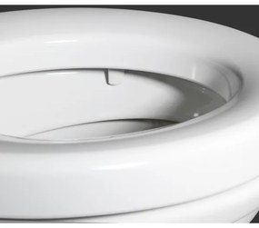 WENKO 21905100-Sedile WC SECURA 37x44 cm bianco/grigio