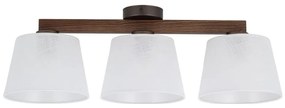 Brilagi - Lampadario a plafone LATTE 3xE27/15W/230V pino/bianco