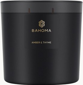 Candela profumata fatta a mano a tre stoppini Amber & Thyme (ambra, timo, eucalipto e gelsomino)