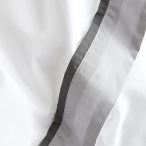 Biancheria da letto bianca in cotone per letto matrimoniale 200x200 cm Mayfair – Bianca