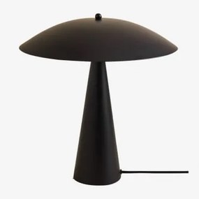 Lampada Da Tavolo Irune In Metallo Nero - Sklum