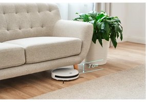 Sencor - Robot aspirapolvere 2in1 18W/1500 mAh bianco con telecomando