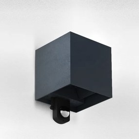 Brilagi - CUBE da esterno Muro Lampada con Sensor, LED/6W/230V, antracite