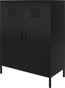 Mobile in metallo nero 40x102x80 cm Mission District - Støraa