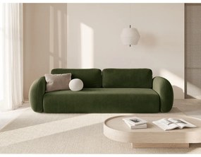 Divano verde allungabile/con contenitore con rivestimento in velluto 262 cm Tonale – Cosmopolitan Design