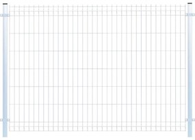 Pannello metallico Medium bianco L 2 x H 1.42 m, maglia L50 x 200 H mm