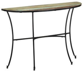 Tavolino laterale 110x40x77 cm in legno massello di recupero