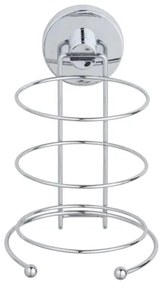 WENKO 20896100 - Supporto per asciugacapelli VACUUM-LOC MILAZZO 12x17 cm cromo lucido