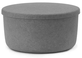 Hide Storage Pouf Large Grey - Normann Copenhagen