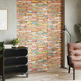 Pannelli Per Pareti 10 Pz 1,03 M² İn Legno Massello Di Teak /