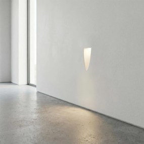 Applique da Incasso Segnapasso GU10 Curva in Gesso Pitturabile