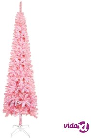 vidaXL Albero di Natale Sottile Rosa 240 cm