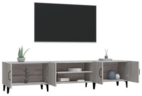 Mobile tv grigio sonoma 180x31,5x40 cm in legno multistrato