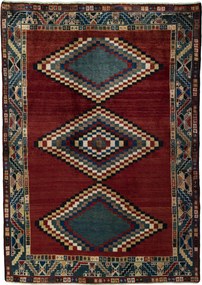 Gabbeh Tappeto persiano 180 x 130 Rosso (Iran) Annodato A Mano