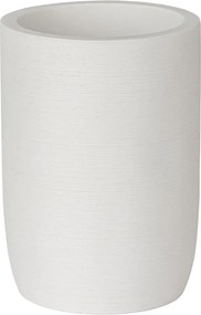 Portaspazzolino bianco opaco in poliresina Altavalle – Wenko