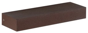 Lampada da parete moderna marrone ruggine con LED IP65 - Hannah