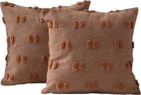 Federe decorative in set 2 pz 43x43 cm Tuffet – Mioli Decor