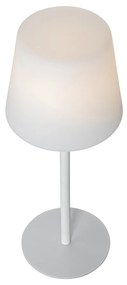 Set di 2 lampade da tavolo ricaricabili bianche 40 cm IP54 - Jude