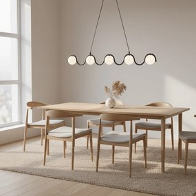 Lampada a Sospensione SINUS 5 5xG9 in Acciaio
