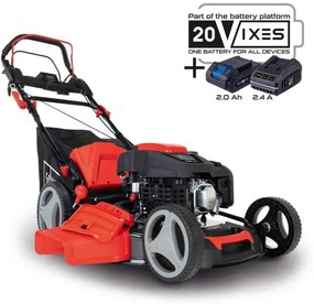 Scheppach - Rasaerba a scoppio semovente avviamento elettrico 225cc 53cm ms225-53e