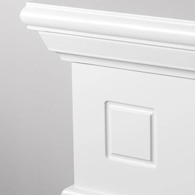 Camino a Bioetanolo da Pavimento 110x37x102 cm Cambridge Bianco...